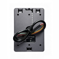 Lecteur de cartes RFID en alliage de zinc IP65 entièrement encapsulé, double fréquence 125KHz EM HID 13.56MHz Mifare NFC Wiegand pour systèmes de contrôle d'accès