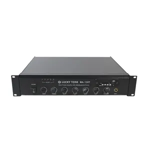 T 130W Powerful Pro Audio Mixing Bluetooth Mixer Amplifier With USB/SD Tuner And Bluetooth