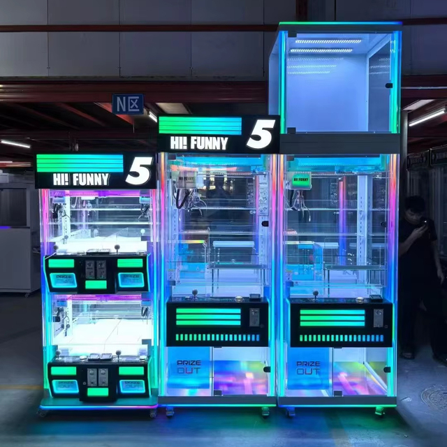 Wholesale Customized Speedsharp Big Metal+Wood US Plug Crane Machine Real Arcade Prize for Kids & Adults Toy Shops