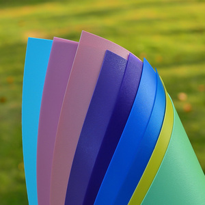 Feuilles de polypropylène (PP)/<span class=keywords><strong>PVC</strong></span>/PET anti-âge sur mesure en gros, épaisseur 0,3-2 mm, pour découpe, papeterie de bureau et organiseurs de dossiers - Product Image 1