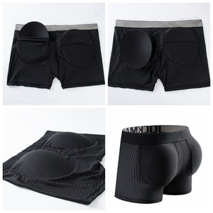 Caleçon Boxer Homme Sexy Effet Faux-Glute, Taille Basse, en Maille Respirante, Écologique, avec Coussinet Amovible et Effet Push-Up - Product Image 6