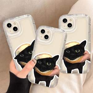 Funda de teléfono de TPU transparente con borde de cojín de aire con diseño personalizado de gato de Hamburgo para Iphone 8 X Xr Xs <span class=keywords><strong>Max</strong></span> 11 12 13 14 15 16 17 - Product Image 6