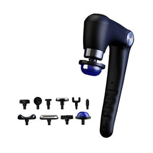 Pistol Pijat Genggam Panjang untuk Rumah, Terapi Jaringan Dalam 9 Kecepatan, Kompres Panas Dingin, Pereda Nyeri, Gagang Panjang - Product Image 1