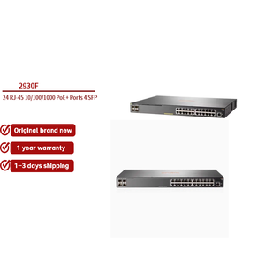 Commutateur PoE 4SFP + <span class=keywords><strong>2930F</strong></span> 48G <span class=keywords><strong>Aruba</strong></span> 28 ports (<span class=keywords><strong>JL255A</strong></span>) 128 Gbps duplex intégral et semi-duplex du fournisseur chinois - Product Image 1