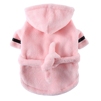 Pyjama pour animaux de compagnie à séchage rapide et doux avec capuche, peignoir épais de luxe doux à capuche, serviette de bain super absorbante pour chien, vêtements de nuit pour animaux de compagnie