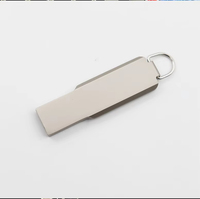 Lampu Logo kustom USB 3.0 Flash Drive 4GB pena hadiah promosi dengan bahan logam; 8GB 16GB 32GB 64GB stik memori