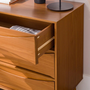 Hot Selling Moderne Bruine Houten Ladekast Eenvoudige Slaapkamer Hout Multi Lade Emmerkast - Product Image 5