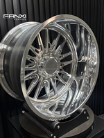 Maßgefertigte Geschmiedete Leichtmetallfelgen Poliert Tiefbett 20 22 24 26 Zoll 20x10 22x12 24x14 26x14 26x16 Räder für GMC Chevy Ram 1500 2500