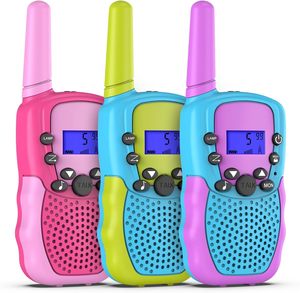 Walkie talkies cho trẻ em Đồ chơi cho <span class=keywords><strong>3</strong></span>-12 tuổi chàng trai hoặc cô gái, <span class=keywords><strong>3</strong></span> km phạm vi trong nhà ngoài trời hoạt động STEM đồ chơi, quà tặng - Product Image 1