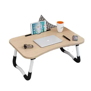 Folding ComputerDeskFoldable Table Dormitory Bed Notebook Small Desk Picnic Table Laptop portable Bed Tray