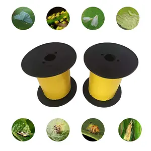 20cm*100m Agriculture Insect Traps Yellow Sticky Tape Trapping Fly Insect White Fly Aphid Gnat Bug Come to Insect