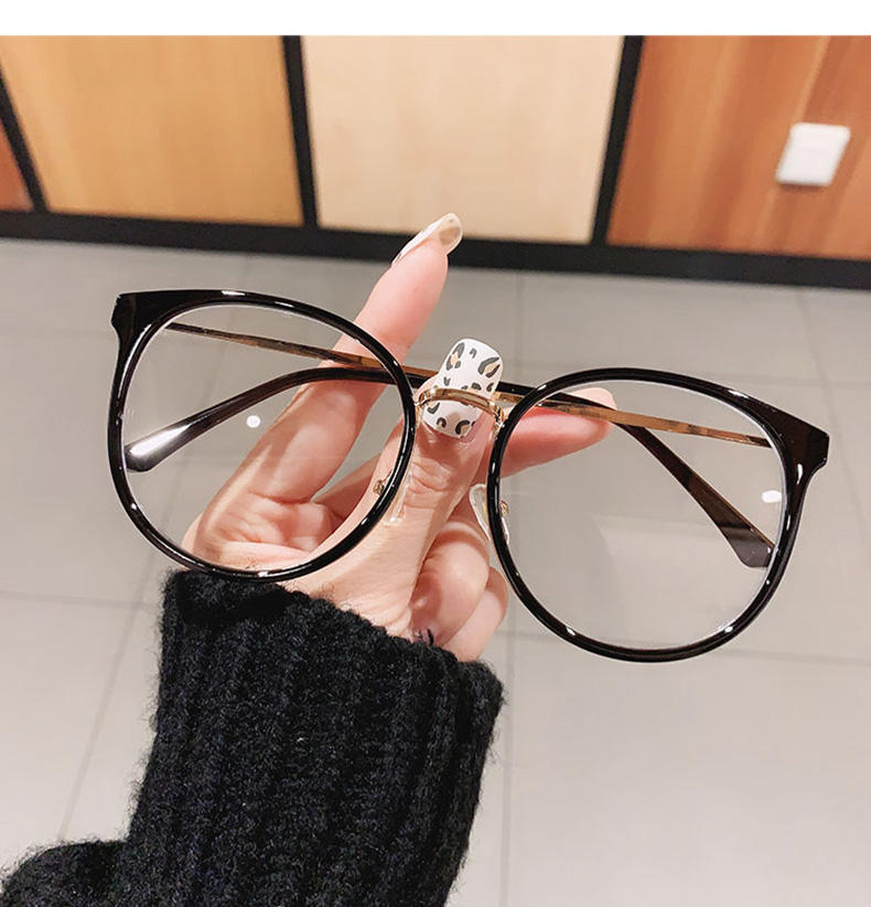 Occhiali Rotondi Metallici Unisex: 3 Paia Con Lenti Trasparenti, Stile Retro E Versatile - Foto 11