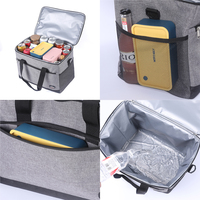 Sacs isotherme de voyage pour bière, sac de livraison de bière portable sac de déjeuner de nourriture pour enfants de taxi de grande capacité, vente en gros