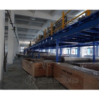 Système de rayonnage industriel pour mezzanines, plateformes industrielles doubles pour entrepôts, système de plancher de mezzanine