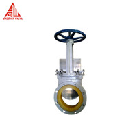 Vanne à lame coulissante manuelle GS PZ73S 8 pouces DN200 PN10 en acier inoxydable CF8 avec isolation en polyuréthane
