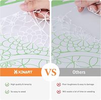Vinilo Termoadhesivo Blanco Brillante en Rollo, Vinilo de Transferencia de Calor para Camisetas, Compatible con Todas las Máquinas de Corte