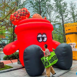 Dev şişme ayı modeli özelleştirilmiş sakızlı kutup ayısı karikatür balon açık reklam kampanyası dekorasyon - Product Image 3