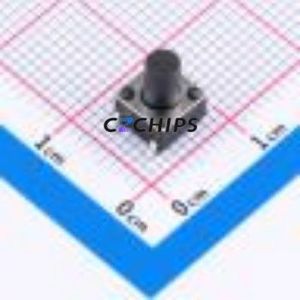 TS668TP 250gf 009 Tactile Switch SMD,6x6mm Switch Single Pole Single Throw Round Button 2.5N Vertical Mount - Product Image 1