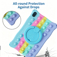 Étui de tablette en silicone à couverture complète de 12 pouces, coque de protection anti-chute pour HONOR Pad 8 HEY-W09, coque de protection intégrale