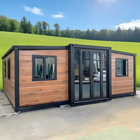 Maison préfabriquée moderne extensible écologique, prix de la maison préfabriquée portable, conteneur mobile insonorisé de 20 pieds et 40 pieds pour l'extérieur