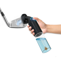 Nouveauté Cadeau de Noël Brosse électrique pour club de golf avec bouteille d'eau Accessoires de golf Nettoyeur de golf