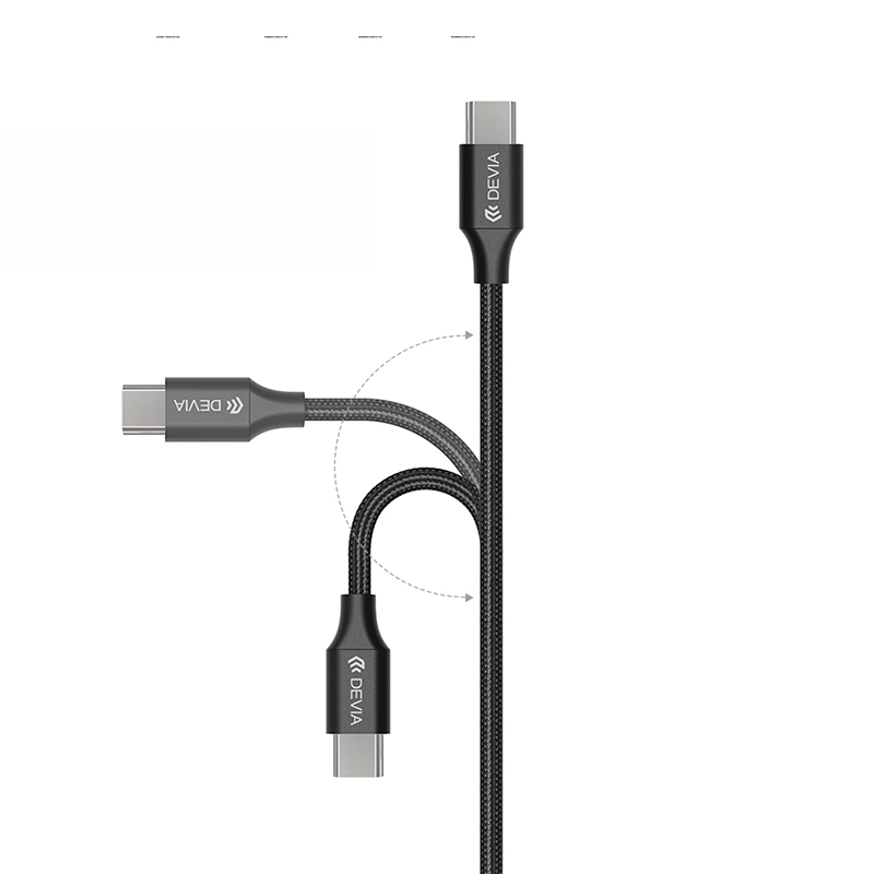 Devia трендовые продукты новейший мобильный телефон usb micro c гибкий кабель для передачи данных