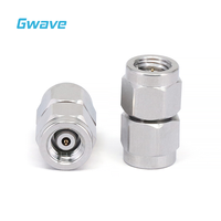 Adaptateurs RF à onde millimétrique haute fréquence 1.0mm à 1.0mm DC-110GHz en acier inoxydable