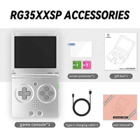Nueva marca ANBERNIC RG35XXSP 3,5 pulgadas IPS pantalla Flip reproductor de juegos portátil potente Linux sistema de código abierto consolas de juegos