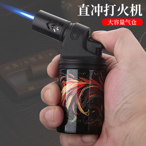 JOFI Dark Horse Windproof Butane <b>Lighter</b> 7g Refillable Cigar Outdoor Igniter Durable Heating Torch - Product Image 4