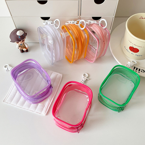 QYS Transparent <b>Blind</b> Box Figure Display Pouch <b>PVC</b> Keychain Makeup Lipstick Storage Bag - Product Image 3