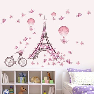 Papier peint floral <span class=keywords><strong>romantique</strong></span> personnalisé en gros, fond 3D, grande taille, autocollant mural en PVC Art Déco - Product Image 3