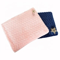 Approvisionnement d'usine 100% Polyester Jacquard flanelle literie ignifuge pour la maison Textile doublure sac jouet utilisation en gros