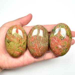 <span class=keywords><strong>Pierre</strong></span> précieuse naturelle <span class=keywords><strong>Unakite</strong></span> polie sculptée <span class=keywords><strong>pierre</strong></span> semi-précieuse artisanat pierres de palmier en cristal naturel <span class=keywords><strong>pierre</strong></span> d'énergie en cristal à vendre - Product Image 3