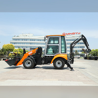 Grosir Pabrik Mesin Backhoe Loader Mingyu, Excavator Loader Multifungsi, Tersedia