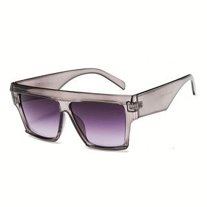 Gafas de Sol Cuadradas Extra Grandes con Logotipo Personalizado, de Alta Calidad, Modernas, Vintage, para Hombre y Mujer, con Marco Grande y Parte Superior Plana, Protección UV400 - Product Image 6