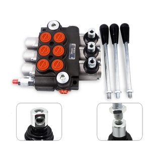 Válvula de Control Direccional Hidráulica Monobloque de 3 Vías y 40L/min, Serie P40 Personalizada, para Tractor Agrícola - Product Image 3