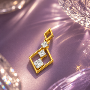 Colgante de Moissanita para Mujer, Plata de Ley 925, Elegante y Brillante, Joyería de Moda, Regalo para Aniversario o Fiesta - Product Image 1