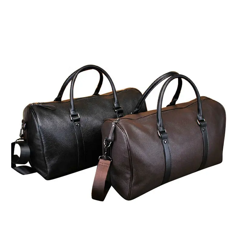 Tailored European Hot Selling Men'S popular Travel Bag Mainstream Business Elite Leather Travel Bag
