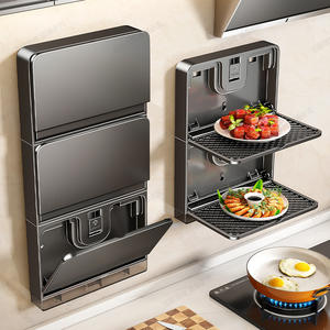 Organisateur de cuisine mural Lytic, pliable, à plusieurs niveaux, pour la préparation des aliments, aucun perçage requis - Product Image 1