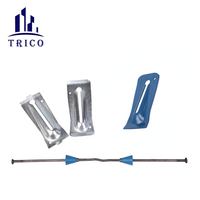 Attaches à clipser Hebei Trico pour coffrages en béton avec cale de fixation et attaches murales pour coffrages en contreplaqué