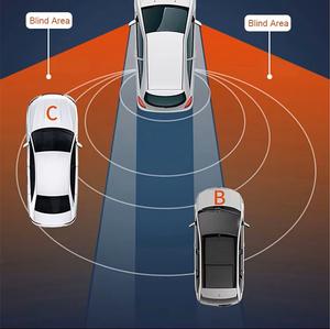 77 ГГц ADAS BSD двойной микроволновый радиолокационный монитор Автомобильная система обнаружения слепых зон безопасности - Product Image 3