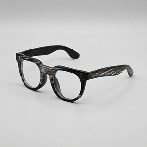Gafas de Sol de Cuerno de Buey a la Moda, Hechas con Material Natural, Diseño Artístico de Montura Empalmada, Logotipo Personalizado y Estilo Moderno - Product Image 5