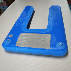 Rampe aquatique gonflable pour chien en PVC maillé de qualité supérieure, antidérapante, flottante, pliable pour <span class=keywords><strong>piscine</strong></span>, lac et loisirs quotidiens des animaux de compagnie - Product Image 5