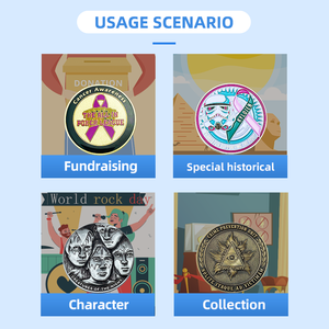 Fabricante sin mínimo Logotipo de Metal esmalte 3D recuerdo barato artesanías de Metal monedas de desafío personalizadas monedas masónicas de masón - Product Image 6