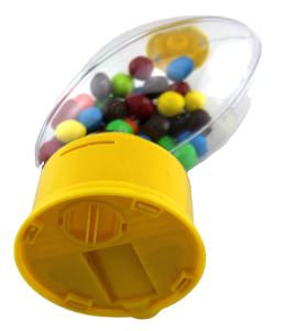 Gumball Chocolate Nuts Snacks Dispenser <strong>American</strong> Football Shape GVM06G for Sale - Product Image 3