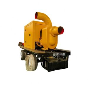 Nueva Bomba de Agua Centrífuga Autocebante con Motor Diésel, Bomba de Drenaje Móvil con Remolque - Product Image 4