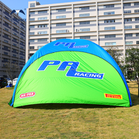 TentSpace TS-IT0404 tentes d'événement en plein air pour la course de voitures murs gonflables en tissu Oxford imperméable utilisation quatre saisons conception personnalisée