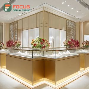High Visibility Jewelry Retail Display System Polished Surface Jewelry Shop Display Counter - Product Image 6