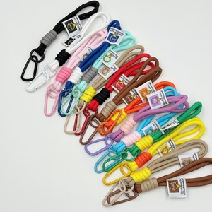 Нейлоновый плетеный брелок-шнурок для ключей с зажимом для телефона – разноцветные аксессуары для рукоделия - Product Image 5