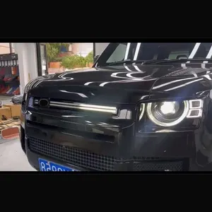 Thời trang front bumper lưới tản nhiệt thanh ánh sáng với LED ánh sáng phù hợp cho Land Rover New Defender 2020 +